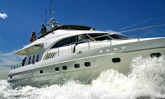 Luxury Princess 23 Power Mega Yacht Charter for 12 People in Eilat, Israel