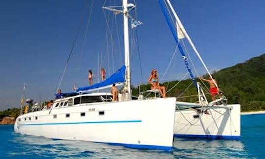 Sailing Catamaran, overnight cruise with diving, fishing and watersport facilities..