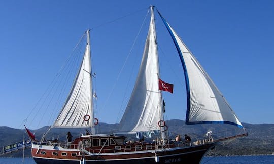 Private Sailing Yacht with 6 Double Cabins in Bodrum - Wonderful Blue Cruises