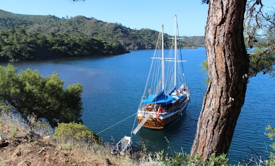 Private Sailing Yacht with 6 Double Cabins in Bodrum - Wonderful Blue Cruises