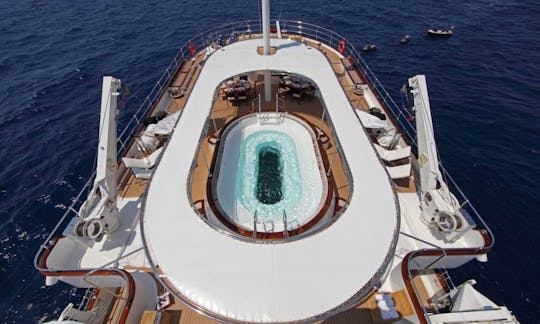 Charter the Sherakhan in the Mediterranean or Caribbean