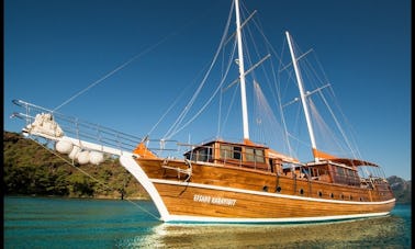 Charter 102' Sailing Gulet in Bodrum Mugla