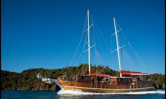 Charter 102' Sailing Gulet in Bodrum Mugla