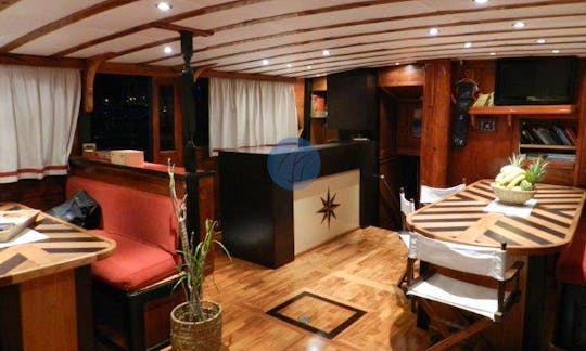 Sail Away on 'Alissa' Crewed Gulet Charter in Elba, Tuscany