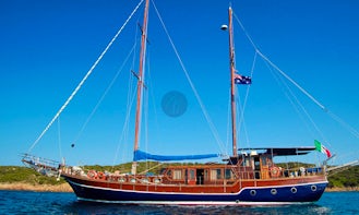 Sail Away on 'Alissa' Crewed Gulet Charter in Cagliari, Sardinia
