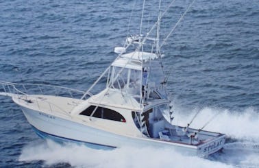 Outer Banks NC Fishing Charter Aboard 42ft Topaz Sport Fisherman Yacht!