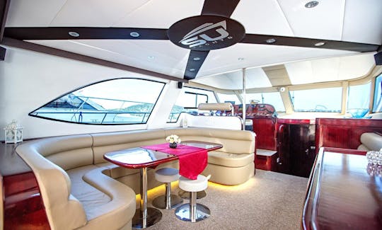 70' Private Luxury Yacht Rental in Istanbul with Premium Service