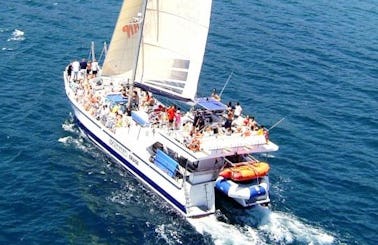 Charter 65ft ''Lady Joana'' Cruising Catamaran In Blanes, Spain