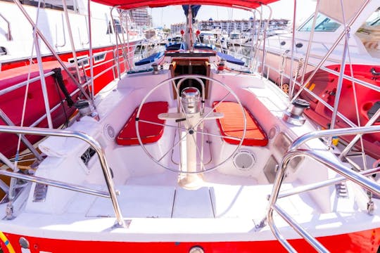 Luxury Experience on 40 ft Red Sailboat in Puerto Vallarta (Includes food)