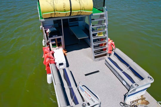  Dive Into Fun on Lewisville Lake with Our Double Decker Pontoon(Free Lily Pad!)