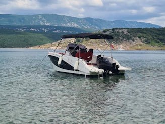 Barracuda 595 SD, Suzuki 140hp rent on Krk