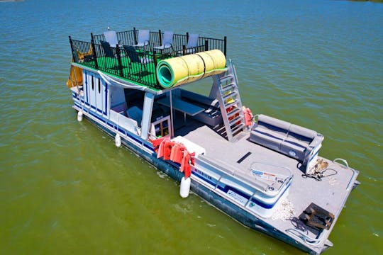  Dive Into Fun on Lewisville Lake with Our Double Decker Pontoon
