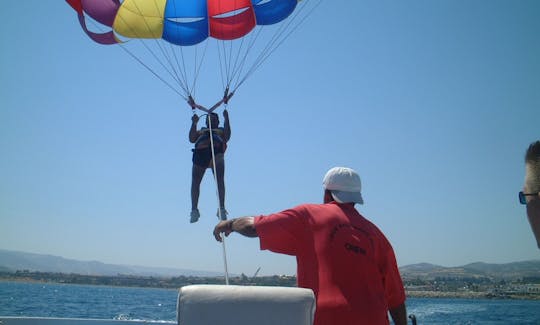 Parasailing in Cyprus, Poli Crysochous