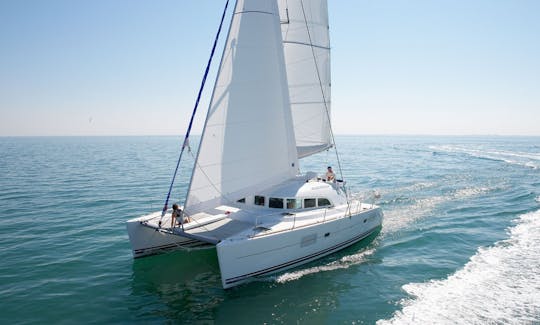 Enjoy Estonia with this Lagoon 421 Cruising Catamaran for 16 People