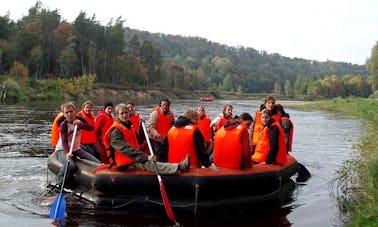 Alquiler de balsas inflables en Sigulda