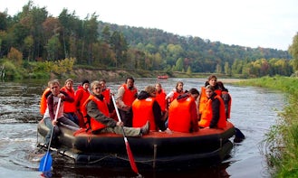 Inflatable Raft Rental in Sigulda