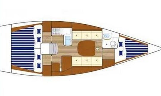 First 36.7 ROKO Cruising Monohull Charter in Primošten