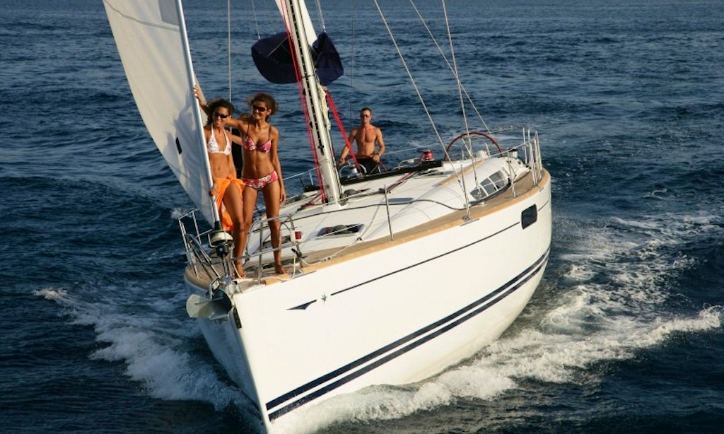 Greek Sun Odyssey 49i Sailing in Sani GetMyBoat