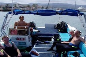 Dive Boat Charter for 12 Divers in Paphos, Cyprus