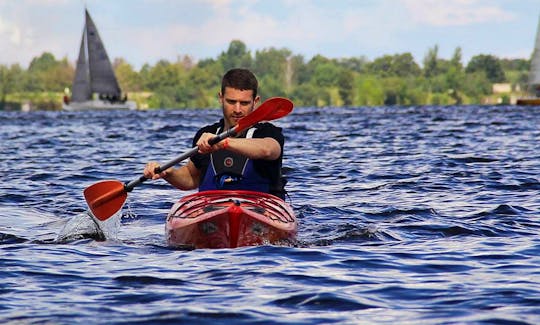 Kayak Rental with Paddle and Life Jacket Included in Rīga, Latvia