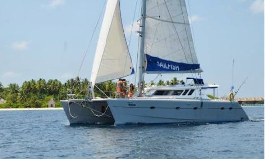 49ft S/Y Sailfish Catamaran Charter in Maldives