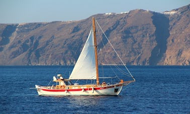 Traditional Sailing Boat in Greece