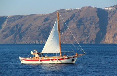 Traditional Sailing Boat in Greece