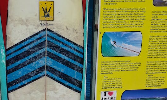 Surfboard/Longboard Rental in Corralejo