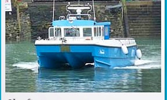 Twin 315 Hp Engines Bluefin Yacht from Ilfracombe Harbour