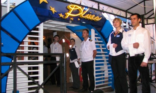 Chart Boat-restaurant "City Blues" in Sankt-Peterburg