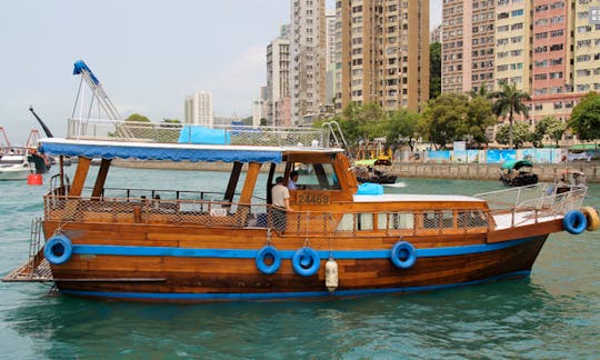 Wet Dreams Junk Boat in Hong Kong