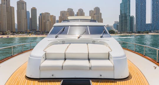 Luxurious 85ft Motor Yacht for rent in Dubai