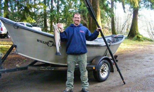 17' Willey Drift Boat Rental In Sequim, Washington