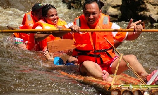 Bamboo Rafting in Siburan