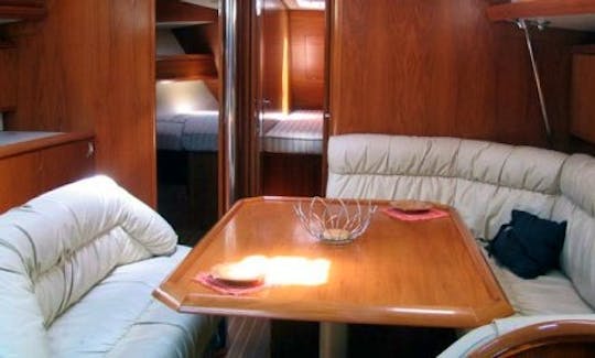 Navigate this 8 Person Jeanneau 45 Cruising Monohull with 4 Double Cabins in Greece