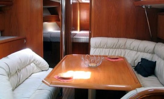 Navigate this 8 Person Jeanneau 45 Cruising Monohull with 4 Double Cabins in Greece