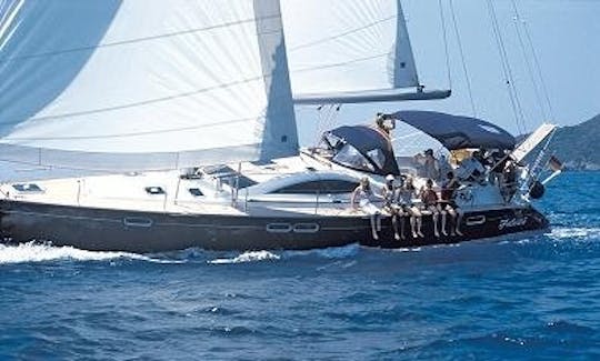 Charter this Amazing 10 People Sun Odyssey Jeanneau 54 Cruising Monohull in Greece