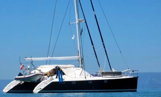 Cruise Aboard a Privilege 45 Sailing Catamaran for 10 Person in Greece