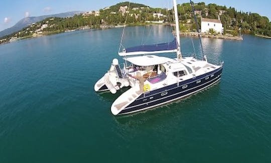 Charter the Alliaura Privilege 495 Cruising Catamaran in Kontokali, Greece for 8 People