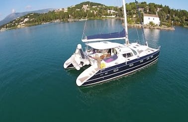 Charter the Alliaura Privilege 495 Cruising Catamaran in Kontokali, Greece for 8 People
