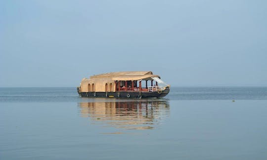 A Houseboat in the backwaters of Kerala
