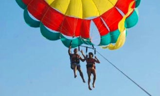 Guided trip with parachute + Jet Kayak  in Eilat