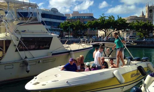 Ride Thrill Seeker 35ft Scarab Off-Shore Powerboat in Barbados