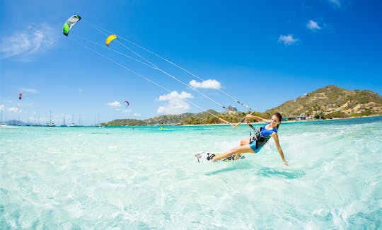 Kite Surfing in the Caribbean