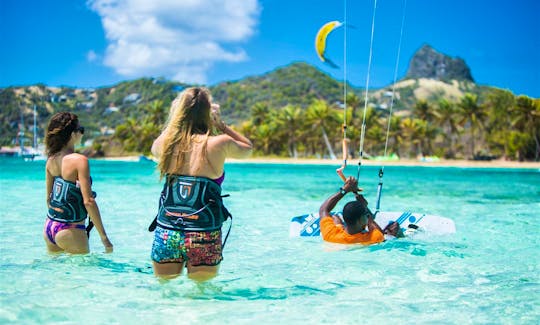 Kite Surfing in the Caribbean