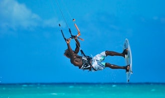 Kiteboarding in Falmouth, Jamaica