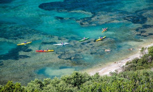 Caiaque no mar em Navarino