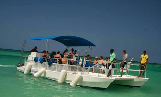 Explore Bavaro - Punta Cana, Dominican Republic with a Pontoon Catamaran Boat