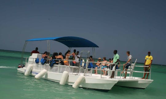 Explore Bavaro - Punta Cana, Dominican Republic with a Pontoon Catamaran Boat