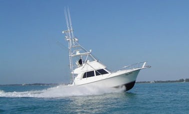 Carta de pesca no barco Henriques Sportfish de 40 pés em Islamorada, Flórida